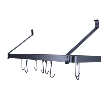 Wall mount bookshelf pot rack hotsell